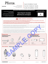 Pfister 0X6-150R Guide d'installation