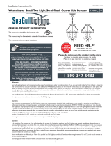 Sea gull lighting 77046-715 Guide d'installation