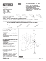 Delta Faucet T2767-SS Guide d'installation