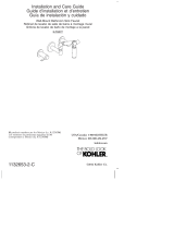 Kohler K-T6277-C12-BN Guide d'installation