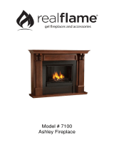 Real Flame 7100E-W Manuel utilisateur