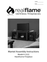 Real Flame 2222E-DE Mode d'emploi