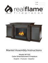 Real Flame 7720E-DE Manuel utilisateur