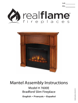 Real Flame Mantel 7600E Mode d'emploi