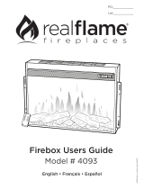 Real Flame 770E-CO Mode d'emploi