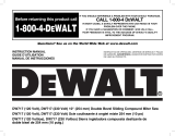 DeWalt DW717 Manuel utilisateur