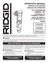 RIDGID R82236 Mode d'emploi