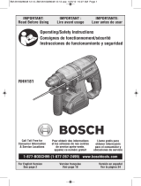 Bosch RHH181 Manuel utilisateur