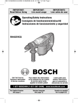 Bosch RH432VCQ Manuel utilisateur