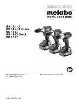 Metabo BS18 LT 5.2 Mode d'emploi