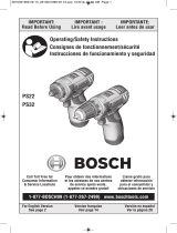 Bosch PS22BN Manuel utilisateur
