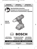 Bosch DDB180 Mode d'emploi