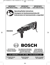 Bosch RH228VC Manuel utilisateur