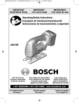 Bosch JSH180B Mode d'emploi