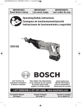 Bosch CRS180BN Manuel utilisateur