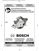 Bosch 1671K Mode d'emploi