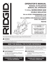 RIDGID R32103 Mode d'emploi