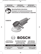 Bosch 1250DEVS Manuel utilisateur