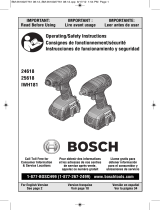 Bosch 24618BL Manuel utilisateur