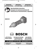 Bosch DGSH181K Manuel utilisateur