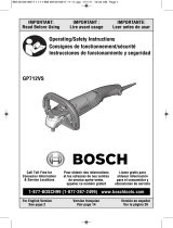 Bosch Power Tools GP712VS Manuel utilisateur