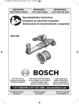 Bosch HDC100 Mode d'emploi