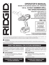 RIDGID ZRR9651 Mode d'emploi