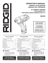 RIDGID R82230SB Mode d'emploi