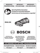 Bosch RHA-50 Manuel utilisateur