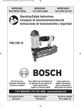 Bosch Power Tools FNS250-16 Manuel utilisateur