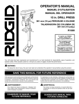 RIDGID R1500 Mode d'emploi