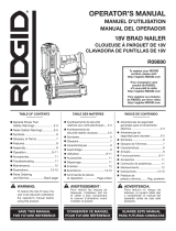 RIDGID R09890-AC848695 Mode d'emploi