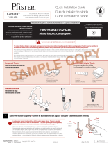 Pfister F-036-4CRC Guide d'installation
