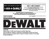 DeWalt DWE7485WS Manuel utilisateur