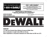 DeWalt DWS709 Manuel utilisateur