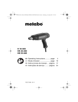 Metabo H 16-500 Mode d'emploi