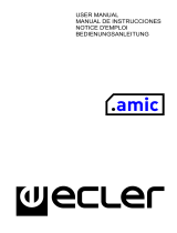 Ecler AMIC Manuel utilisateur