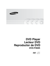 Samsung DVD-P260K Manuel utilisateur