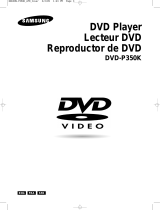 Samsung DVD-P350K Manuel utilisateur