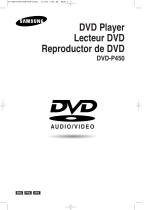 Samsung DVD-P450 Manuel utilisateur