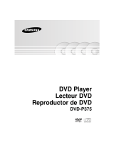 Samsung DVD-P375 Manuel utilisateur