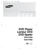 Samsung DVD-P365 Manuel utilisateur