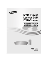 Samsung DVD-F1080 Manuel utilisateur