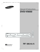 Samsung DVD-V5650 Manuel utilisateur