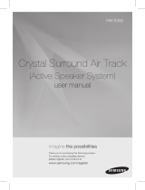 Samsung Crystal Surround Air Track Manuel utilisateur