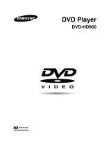 Samsung DVD-HD960 Manuel utilisateur