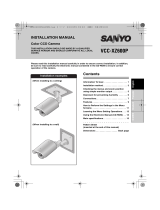 Sanyo VCC-XZN600P Guide d'installation
