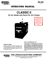 Lincoln Electric CLASSIC II Mode d'emploi