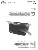 MyBinding Martin Yale 1611 AutoFolder Paper Folding Machine Manuel utilisateur