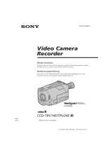 Sony CCD TRV24E Le manuel du propriétaire